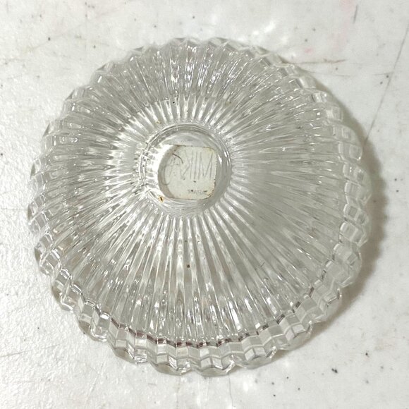 Vintage Mikasa Clear Glass Lot of 3 Items Candy Dish Bud Vase Home Decor Display - Picture 7 of 9